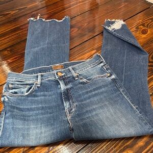 MOTHER Classic Blue Straight Leg Jeans